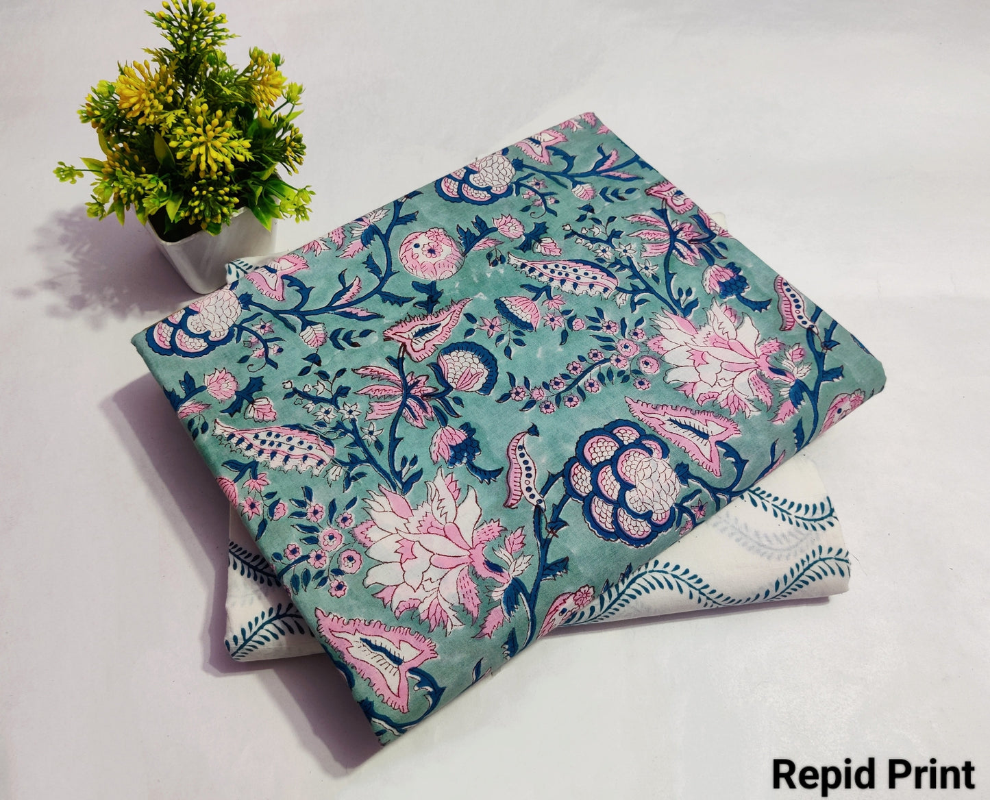 Rapid Printed Pure Cotton Combo Fabric set