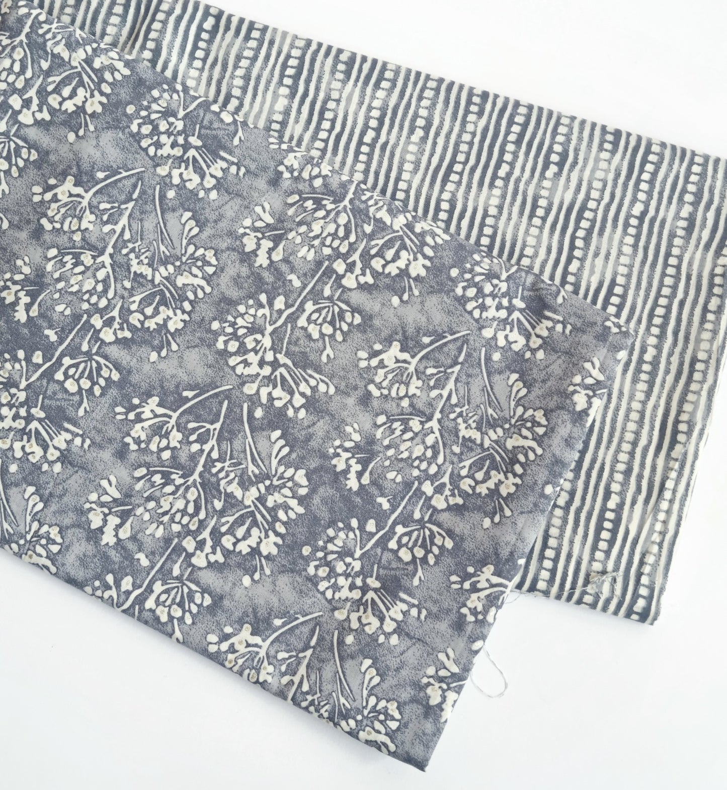 Printed Pure Cotton Kurta Fabric (2.5 Meters) | and Printed Cotton Pyjama (2.5 Meters) | Unstitched Combo Set