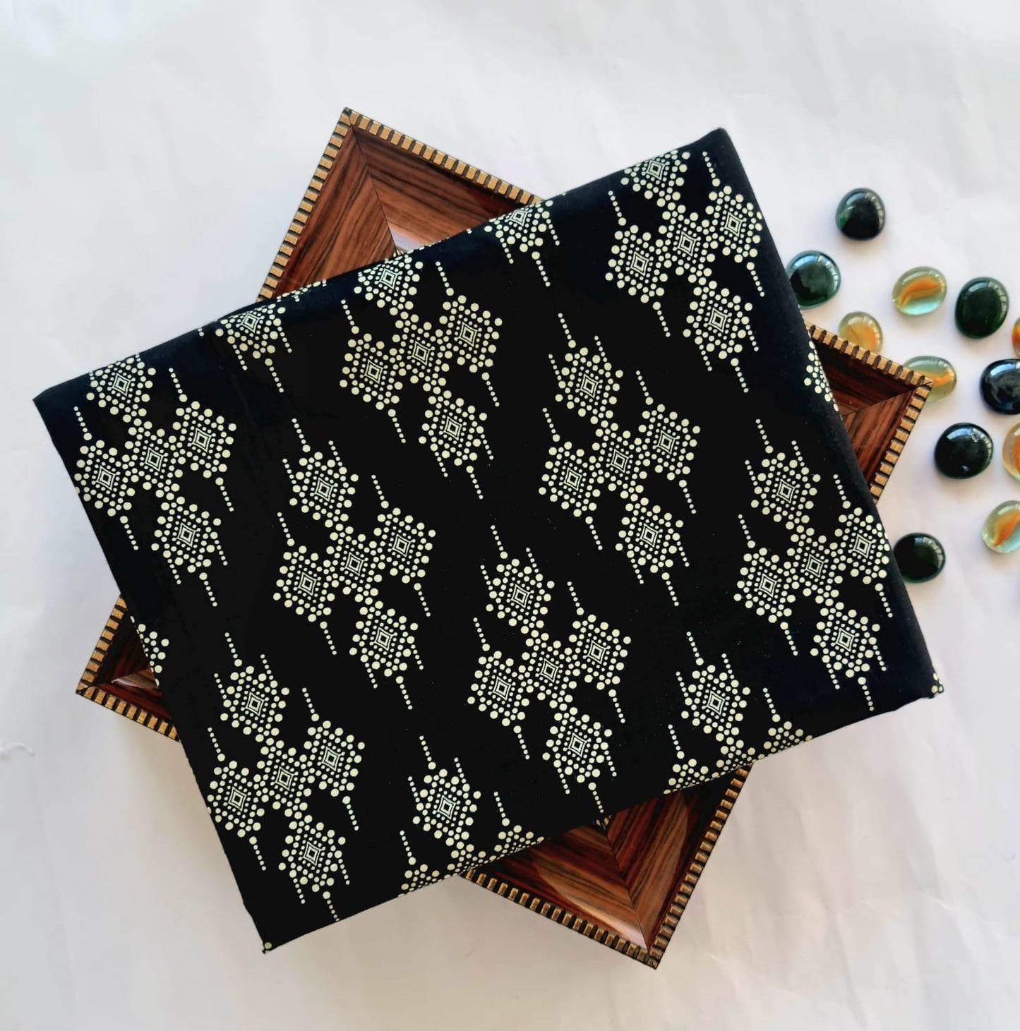 Printed Pure Cotton Kurta Fabric (2.5 Meters) | and Printed Cotton Pyjama (2.5 Meters) | Unstitched Combo Set