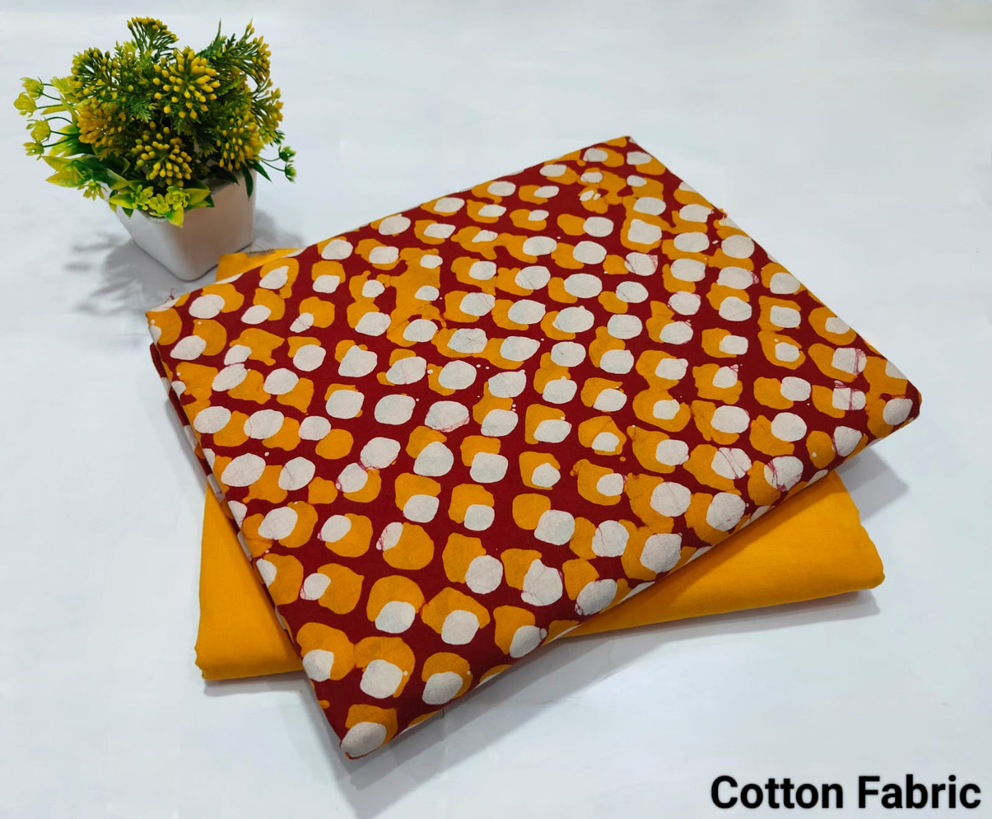 Block Printed Pure Cotton Combo Fabric set