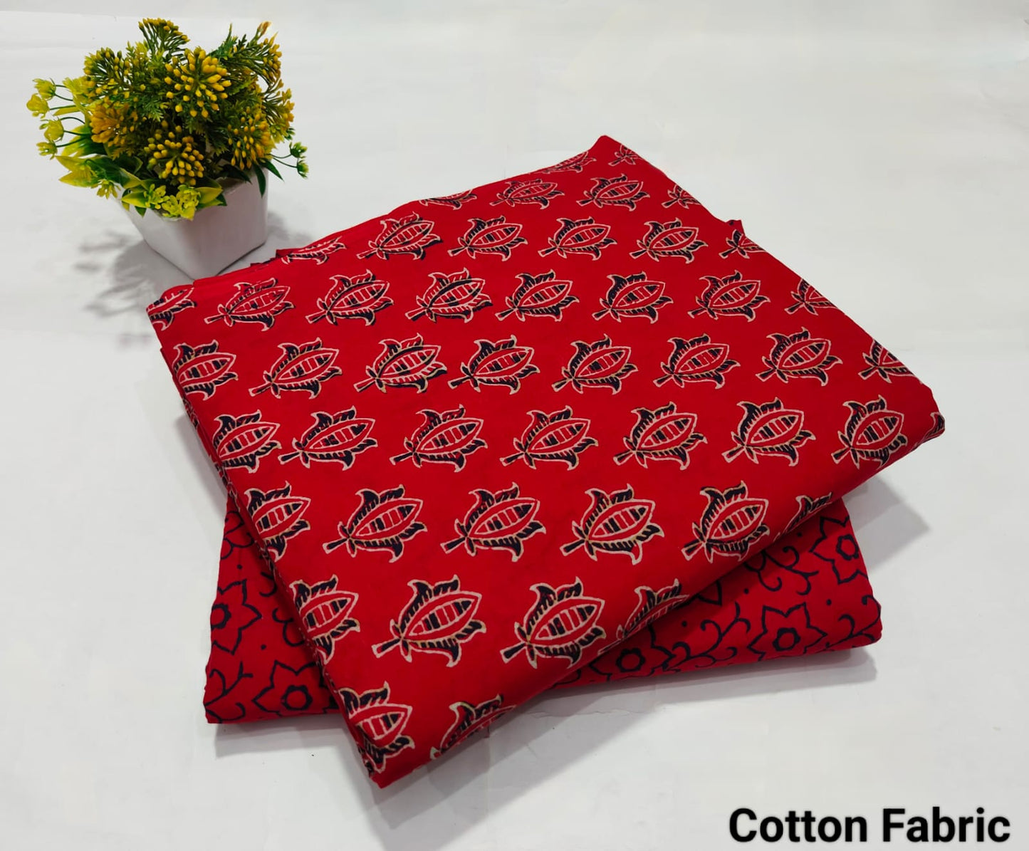 Block Printed Pure Cotton Combo Fabric set