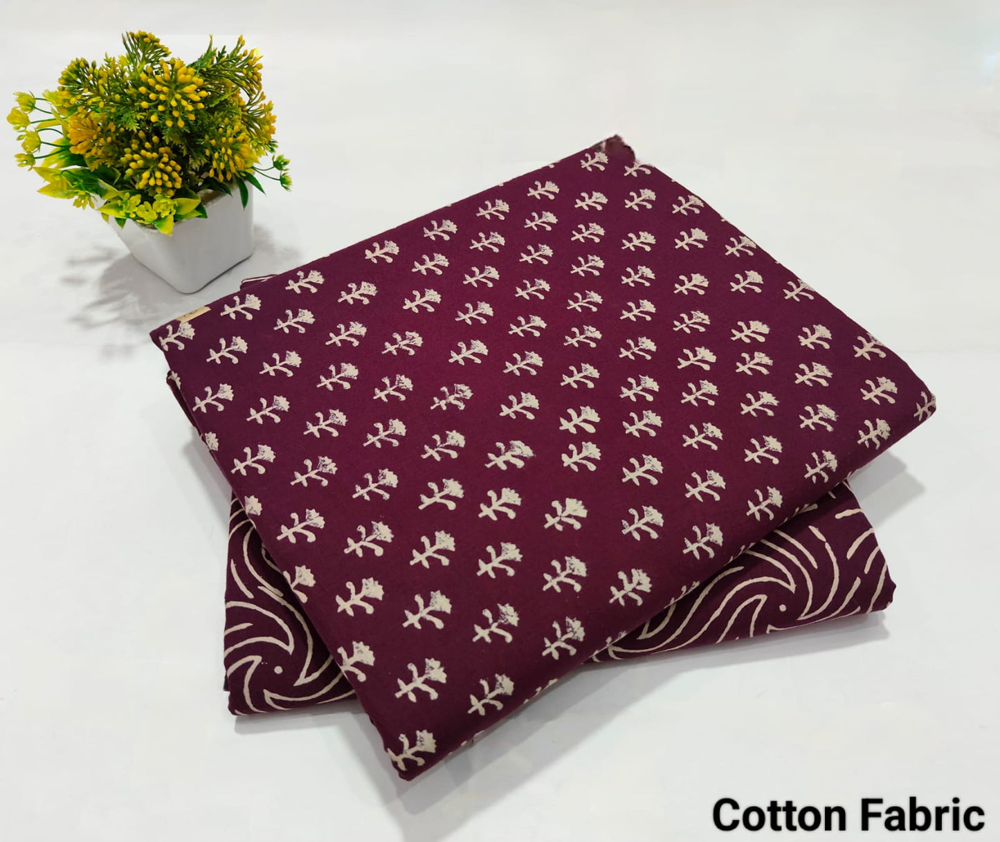 Block Printed Pure Cotton Combo Fabric set