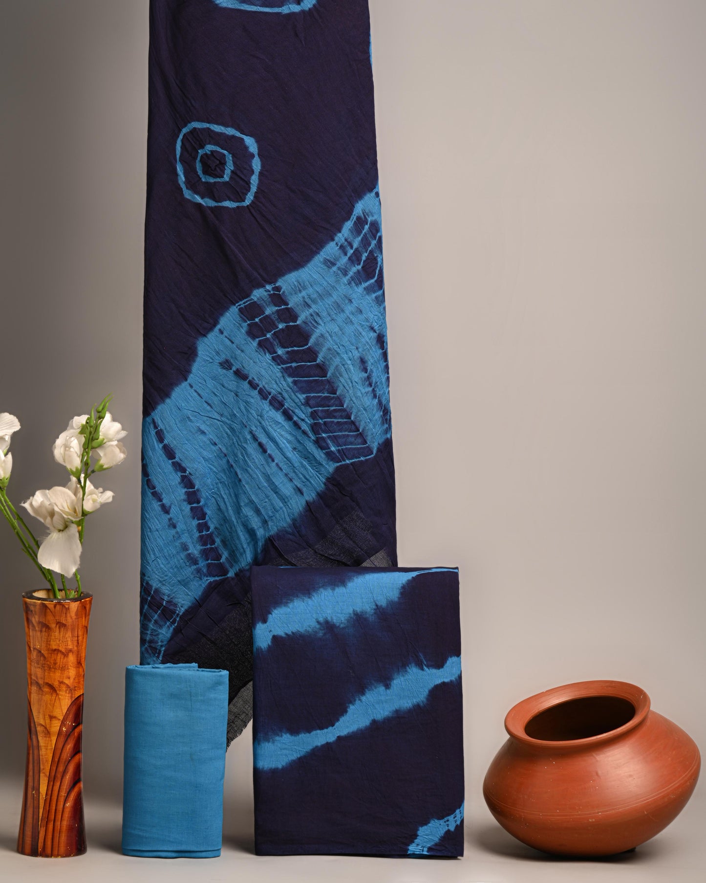 Jaipuri Pure Cotton Suits With Cotton Mulmul Dupatta