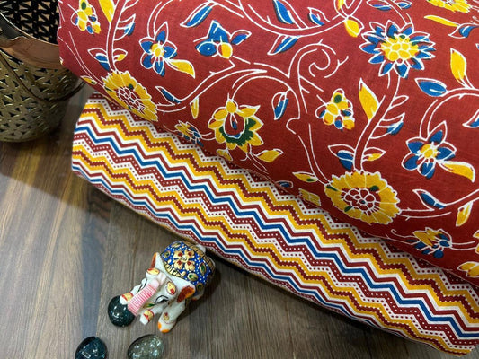 Jaipuri Printed Pure Cotton Combo Fabric set