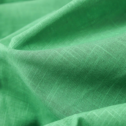 Cotton Slub Pista Green Kurta Fabric (2.5 Meters) | and Plain Dyed Pure Cotton Pyjama (2.5 Meters)