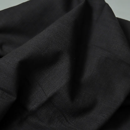 Cotton Slub Black Kurta Fabric (2.5 Meters) | and Plain Dyed Pure Cotton Pyjama (2.5 Meters)
