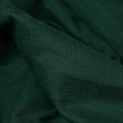 Cotton Slub Bottle Green Kurta Fabric (2.5 Meters) | and Plain Dyed Pure Cotton Pyjama (2.5 Meters)