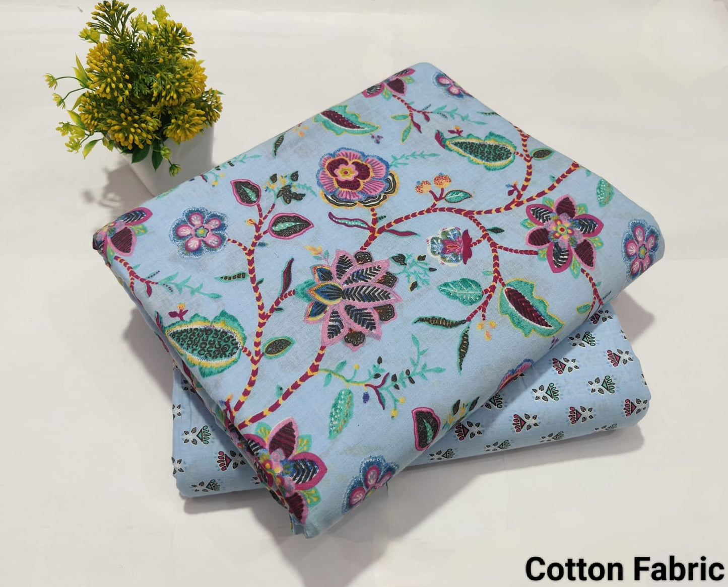 Flower Flower Printed Pure Cotton Combo Fabric set