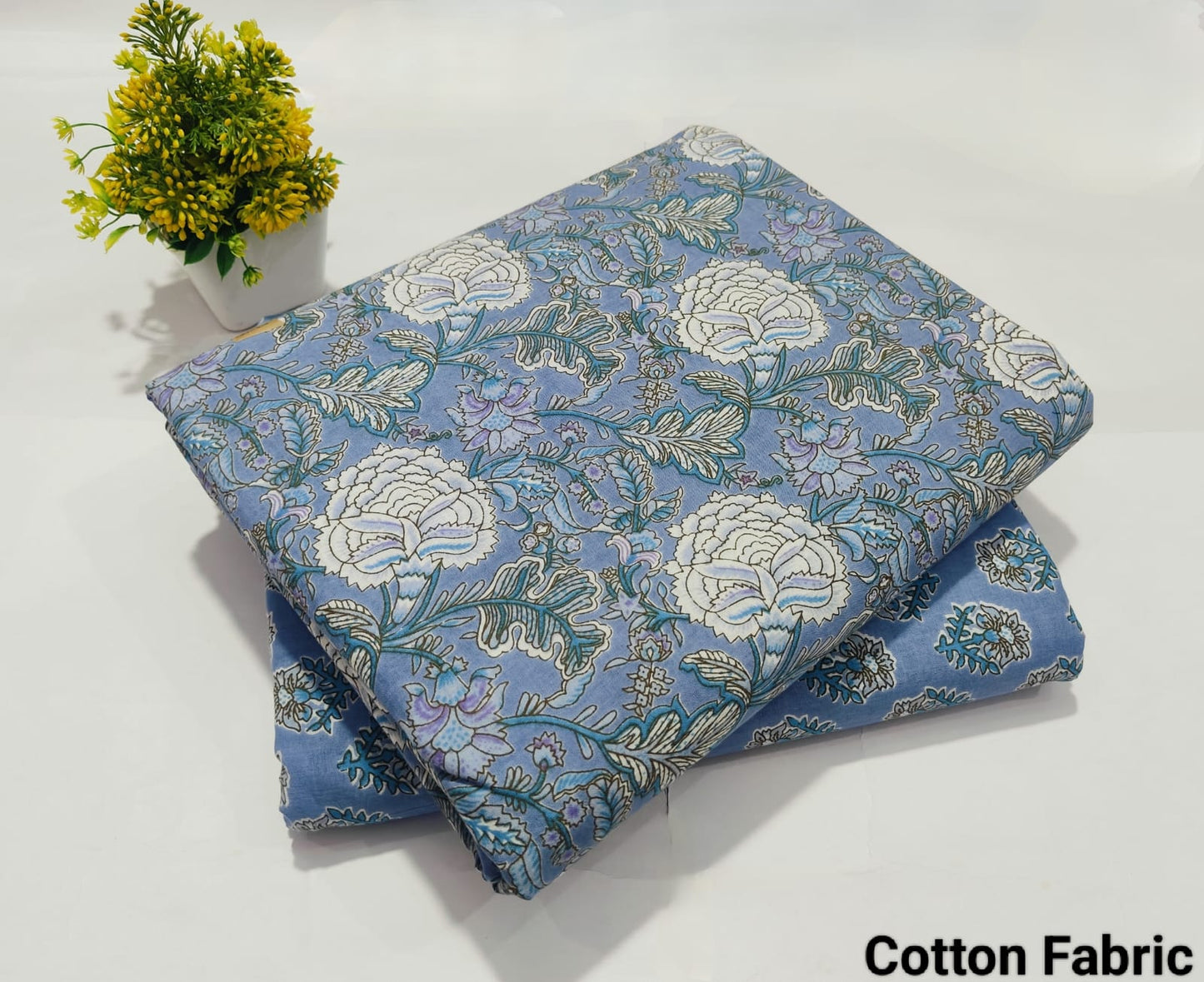 Floral Printed Pure Cotton Combo Fabric set