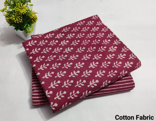 Traditional Printed Pure Cotton Combo Fabric set