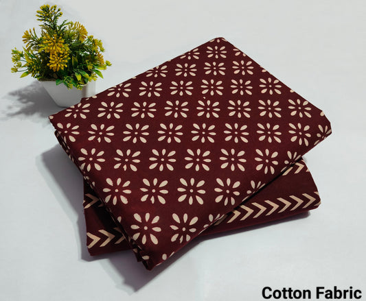 Block Printed Pure Cotton Combo Fabric set