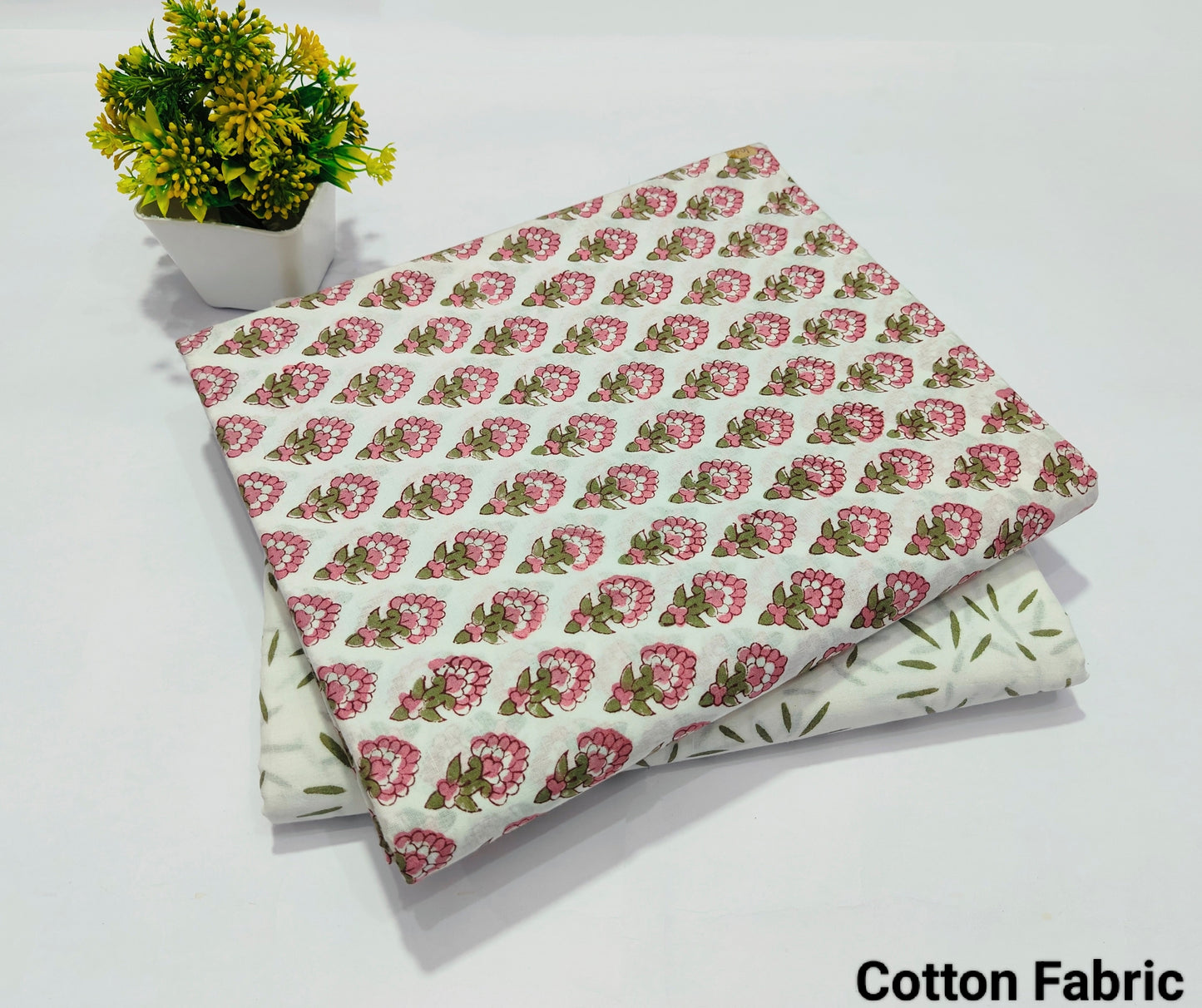 Block Printed Pure Cotton Combo Fabric set