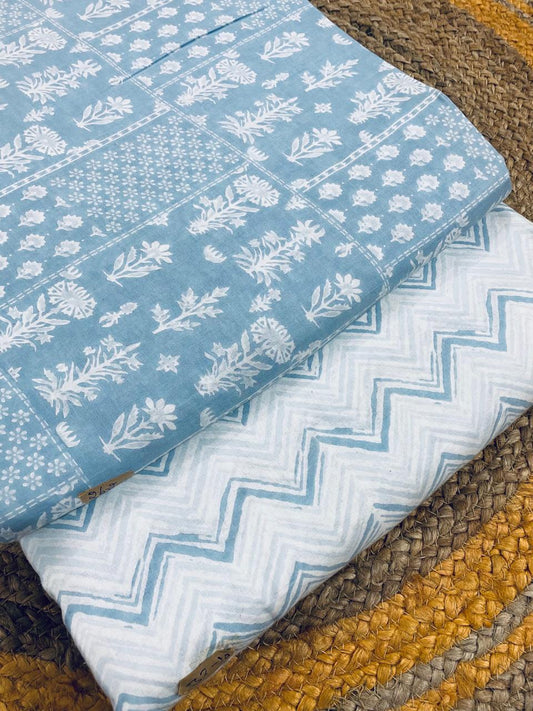 Printed Pure Cotton Combo Fabric set