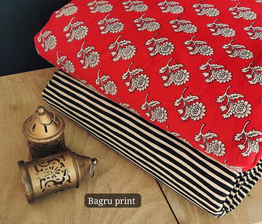 Printed Pure Cotton Combo Fabric set