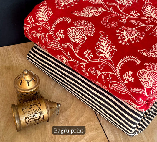 Printed Pure Cotton Combo Fabric set