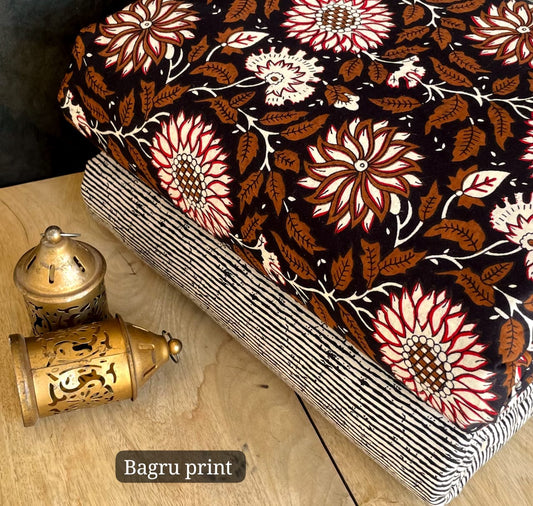 Printed Pure Cotton Combo Fabric set