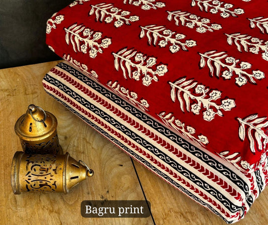 Printed Pure Cotton Combo Fabric set