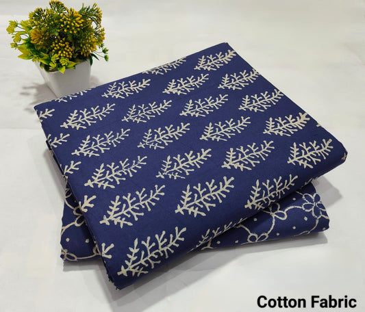 Block Printed Pure Cotton Combo Fabric set