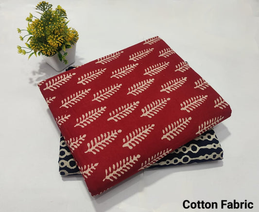 Floral Printed Pure Cotton Combo Fabric set