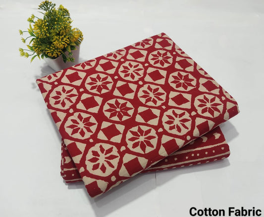 Floral Printed Pure Cotton Combo Fabric set